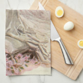 ビクトリア時代のヴィンテージ結婚式 新婦と新郎 キッチンタオル (四つ折り)