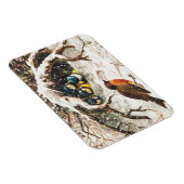 ビクトリア時代のヴィンテージ クリスマスカード 鳥 マグネット (右側)