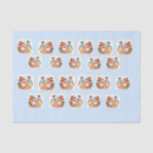 ビクトリア時代の人によって服を着せられる子猫のネコ科 薄葉紙 (正面)