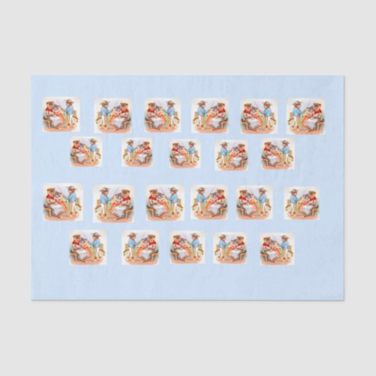 ビクトリア時代の人によって服を着せられる子猫のネコ科 薄葉紙 (正面)