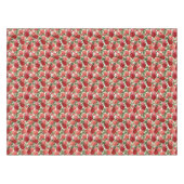 ビクトリア時代の人のばら色のテーブルクロス テーブルクロス (正面(横))