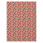 ビクトリア時代の人のばら色のテーブルクロス テーブルクロス (正面)