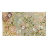 ビクトリア時代の人のばら色の枕カバー、Size王 枕カバー (裏面-右)