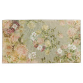 ビクトリア時代の人のばら色の枕カバー、Size王 枕カバー (正面右)