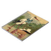 ビクトリア時代の伝統的なコウテイヘンと赤ちゃんのベビーカー ノートブック (左側)