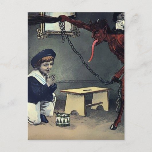 ビクトリア時代の古い絵葉書 ポストカード (正面)