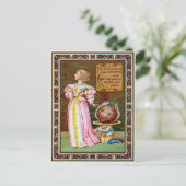 ビクトリア時代の奇妙なヴィンテージ ポストカード (スタンド正面)