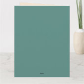 ビクトリア時代の女性とバラの水彩背景 カード (裏面)