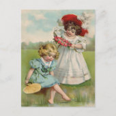 ビクトリア時代の子供たち ポストカード (正面)