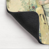 ビクトリア時代の子供、牧場でラッパを吹く少女 マウスパッド (コーナー)