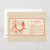 ビクトリア時代の求愛カード ポストカード (正面/裏面)