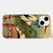 ビクトリア時代の白鳥と赤ちゃんのベビーカー Case-Mate iPhoneケース (裏面 (横))