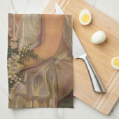 ビクトリア時代の花嫁の肖像画, ヴィンテージウェディング キッチンタオル (四つ折り)