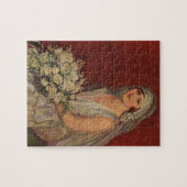 ビクトリア時代の花嫁の肖像画, ヴィンテージウェディング ジグソーパズル (横)