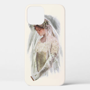 ビクトリア時代の花嫁 ハリソン・フィッシャーによる聖書を持つ iPhone 12ケース