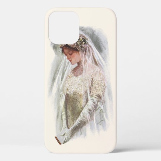 ビクトリア時代の花嫁 ハリソン・フィッシャーによる聖書を持つ Case-Mate iPhoneケース (裏面)