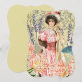 ビクトリア時代の華麗な女性レジー (正面/裏面)