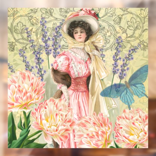 ビクトリア時代の華麗な女性レジー ウィンドウサイン (シート2)