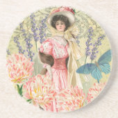 ビクトリア時代の華麗な女性レジー コースター (正面)