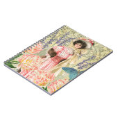 ビクトリア時代の華麗な女性レジー ノートブック (左側)