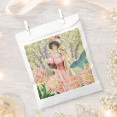 ビクトリア時代の華麗な女性レジー フェイバーバッグ (クリップ留めされた状態)