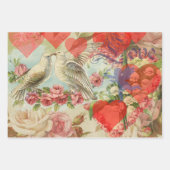 ビクトリア時代の華麗な女性レジー ラッピングペーパーシート (正面3)