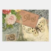 ビクトリア時代の華麗な女性レジー ラッピングペーパーシート (正面2)