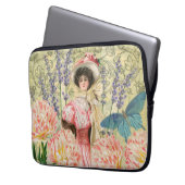 ビクトリア時代の華麗な女性レジー ラップトップスリーブ (正面左)