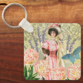 ビクトリア時代の華麗な女性　レジデンシー キーホルダー (正面)