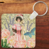 ビクトリア時代の華麗な女性　レジデンシー キーホルダー (裏面)