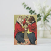 ビクトリア時代の陽気でゲイなダンシングベア (スタンド正面)