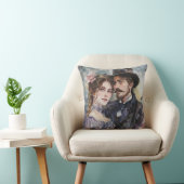 ビクトリア朝のカップル クッション (椅子)