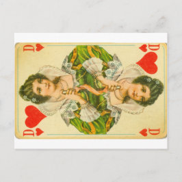 ビクトリア朝のハート ポストカード