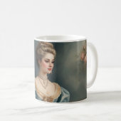 ビクトリア朝のレディの肖像画 クラシック コーヒーマグ コーヒーマグカップ (正面右)