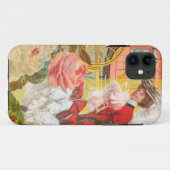 ビクトリア朝の女性 高貴 赤 イラスト Case-Mate iPhoneケース (裏面(横))
