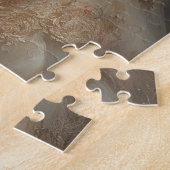 ビクトリア朝の黒猫を持つ女性 ジグソーパズル (側面)