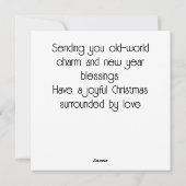 ビクトリア朝ロンドンのウィンターワンダーランド シーズンカード (裏面)