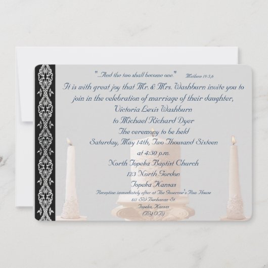 ビクトリア朝招待状 招待状 (正面)