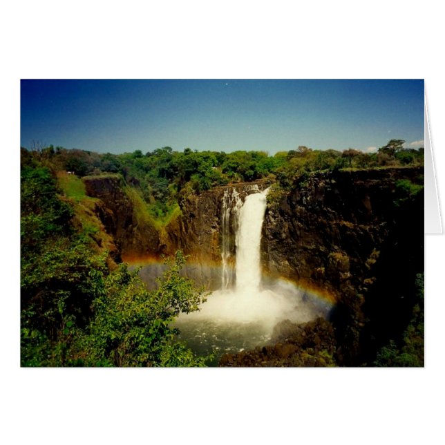 ビクトリア滝レインボー (正面横)