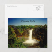 ビクトリア滝レインボー ポストカード (正面/裏面)
