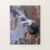 ビクトリア滝空中表示 – ジンバブエ，アフリカ ジグソーパズル (縦)