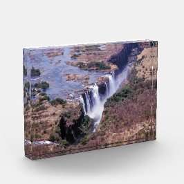 ビクトリア滝空中表示 – ジンバブエ，アフリカ フォトブロック