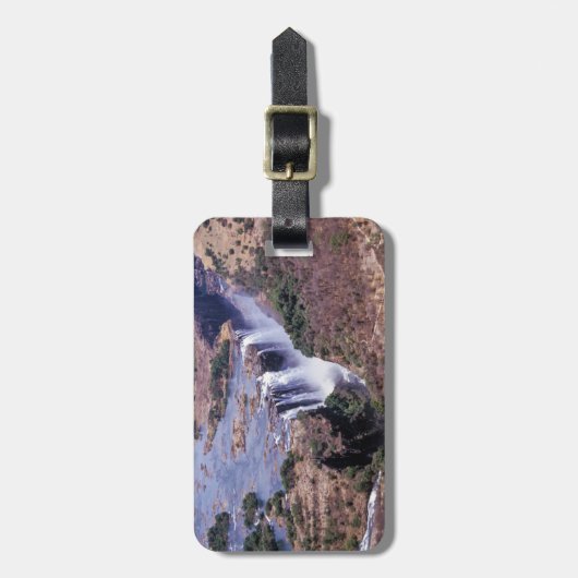 ビクトリア滝空中表示 – ジンバブエ,アフリカ ラゲッジタグ (正面縦)