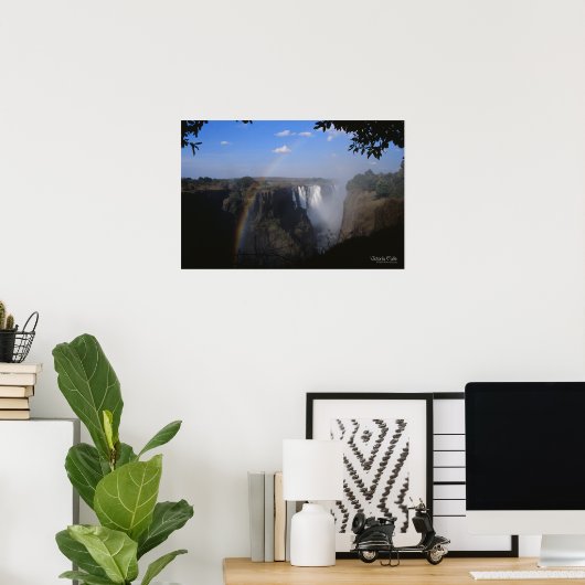 ビクトリア滝2 ポスター (ホームオフィス)