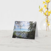 ビクトリア滝 カード (黄色い花)