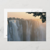 ビクトリア滝、ジンバブエ、アフリカ ポストカード (正面/裏面)