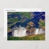 ビクトリア滝 ポストカード (正面/裏面)