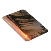 ビクトリア滝（太陽が地平線に一致） マグネット (右側)