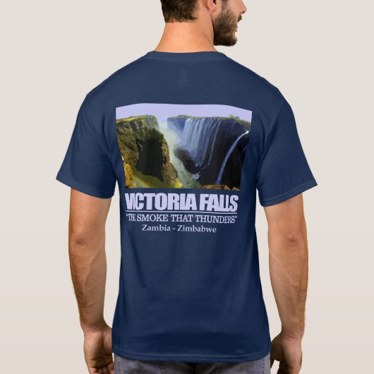 ビクトリア滝 Tシャツ (裏面)