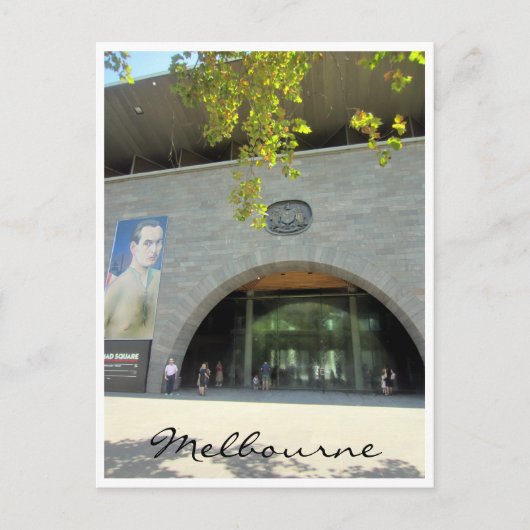 ビクトリア画廊の入場 ポストカード (正面)